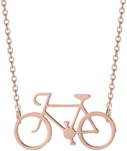 3 חנות זהב אופניים שרשרת אופני תכשיטי מעדן שרשרת אופניים אופני תכשיטי פשוט כל יום שרשרת רעיון מינימליסטי תליון-61712