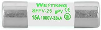 נונומו PV נתיך סולארי 1000V DC 10 * 38 ממ 1A 3A 5A 10A 15A 20A 25A 30A להגנת מערכת פוטו וולטאית הגנה