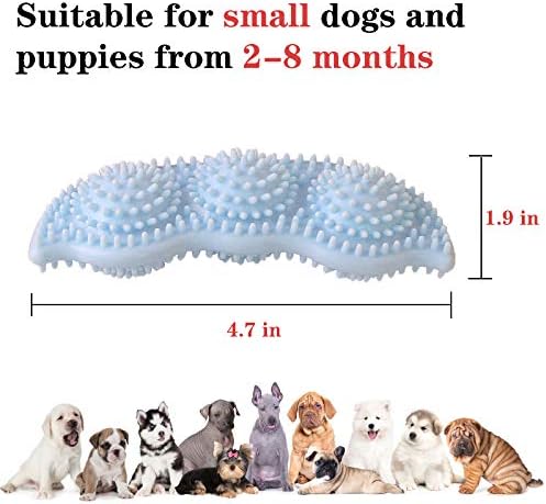 צעצוע של צעצועי כלב צעצועי כלב צעצוע בקיעת שיניים בגורים במשך 2-8 חודשים-שיניים מגרדות של ניקוי שיניים מגרדות הצעצוע
