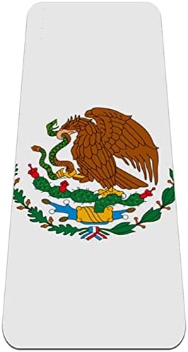 יוגה מחצלת דגל של מקסיקו אקו ידידותי החלקה כושר תרגיל מחצלת עבור פילאטיס ורצפה תרגילי